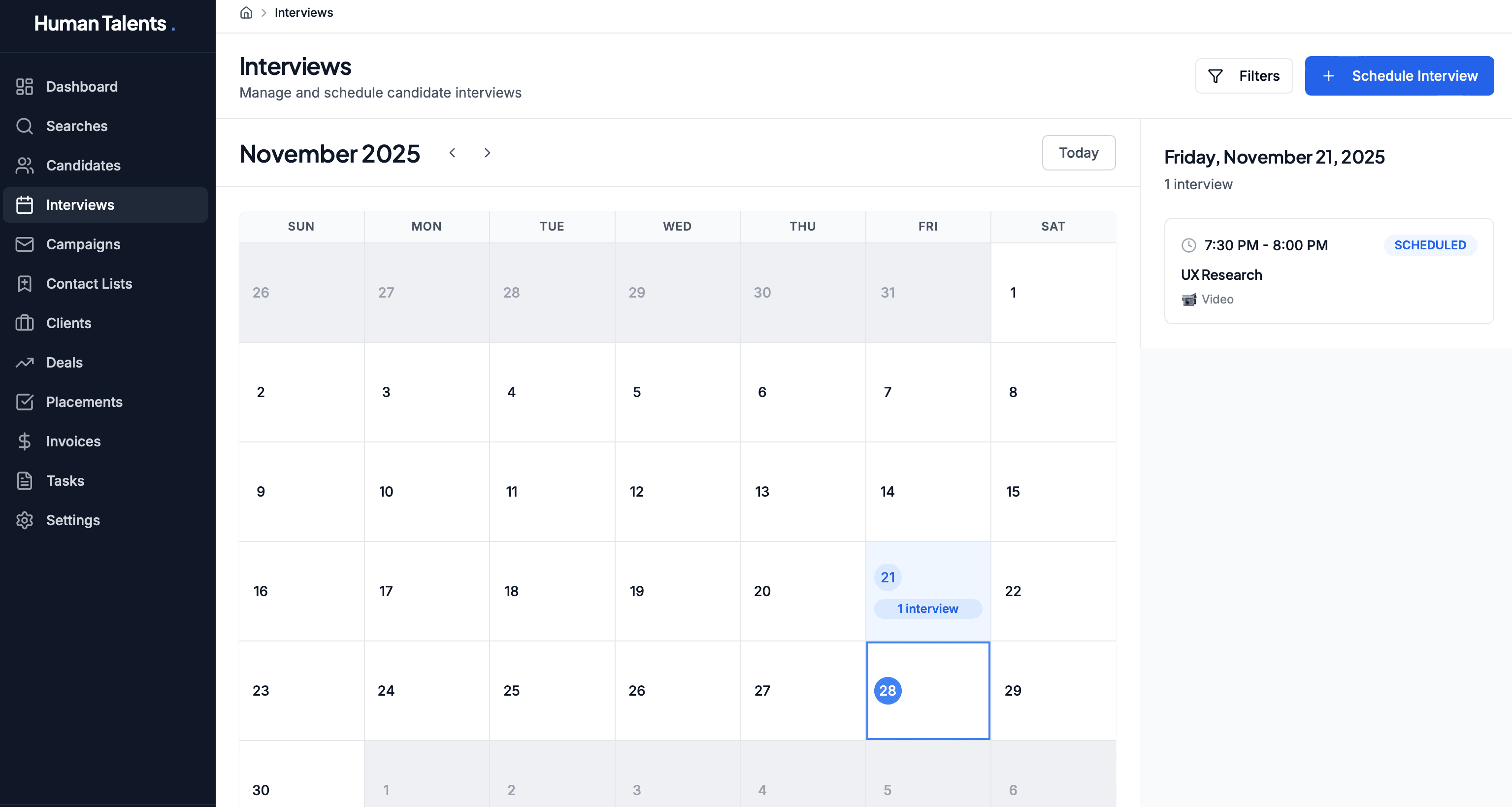 Talent Scout AI - Human Talents AI